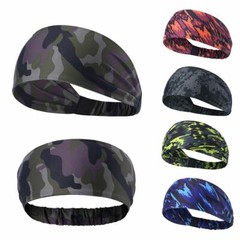 3X Mens Women Sweat Sweatband Headband Yoga Gym Running Stretch Sports Head Band