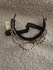 Small Vintage Tiarra/crown With Elastic Strap