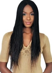 Micro Million Twist Wig 1b 20″ Wig Black Braided Wig