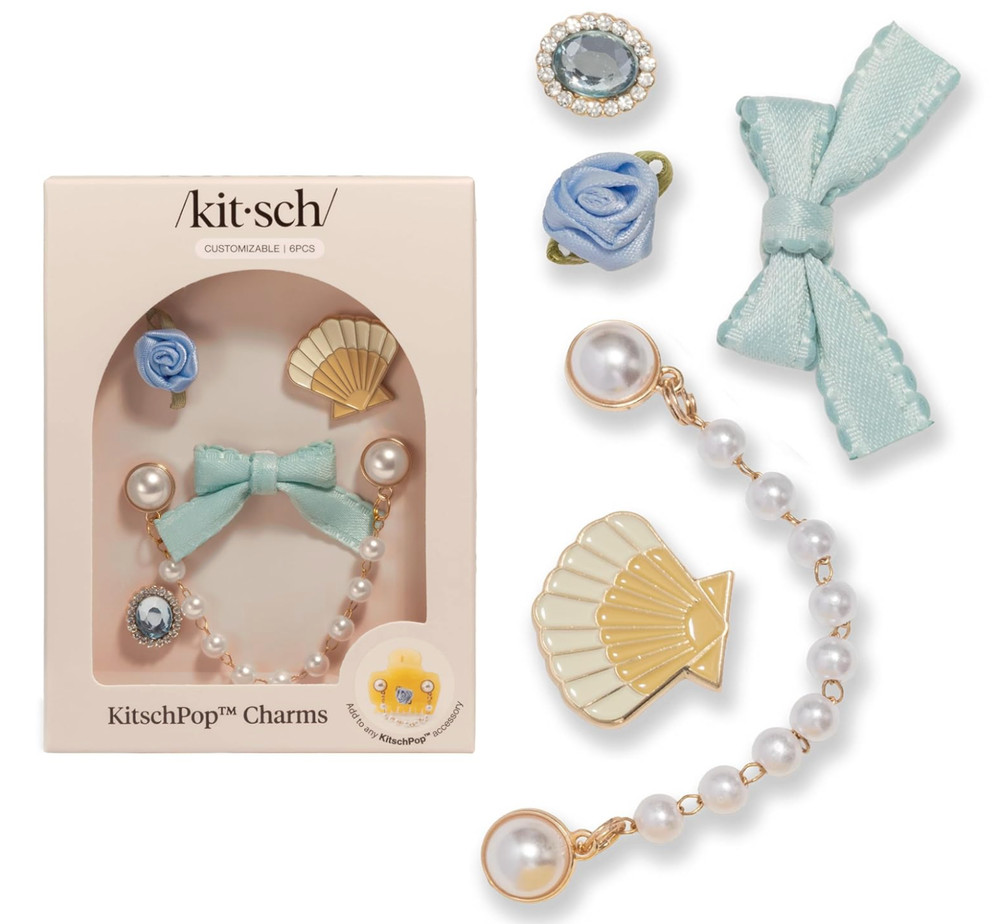 Kitsch KitschPop Charm Sets – Interchangeable Charms For Hair Clips, 6pcs