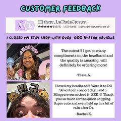 KPOP Name Headband Hair Banner ANY NAME Concert Rhinestone Custom Personalized