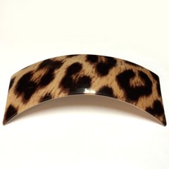 Charles Wahba Delsol Barrette Hair Clip Women Animal Print Spot Made in France