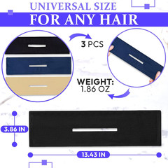 3PCS Hair Bun Maker Set for Women & Girls, French Twist Donut Hair Accessories