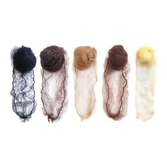 50PCS Elastic Hair Nets 20 Inch Mesh Wig Nets for Bun Hair Multicolored Bulk