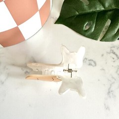 Happy Corgi Dog Claw Clip Novelty Hair Accessory Acrylic Hair Clip Puppy NEW