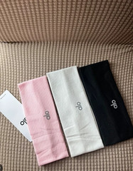 3 Pack Unisex Yoga Headbands Soft Stretchy White – Black – Pink Hair Bands NWT