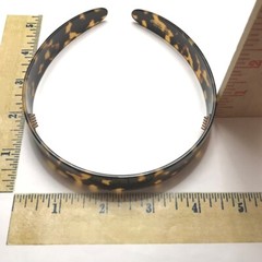 Women Headband French Plastic Hair Accessory Colors Tokyo Print Made in France