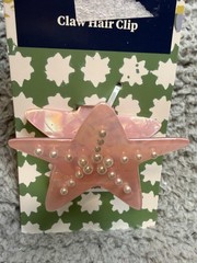 2x Roller Rabbit Claw Hair Clip Set Womens One Size Multicolor Monkey Star
