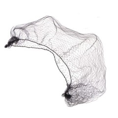 100pcs Hair Nets Invisible Elastic Edge Mesh Dress-up Accessories (Black)