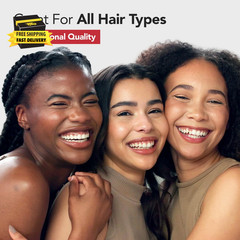 Rubber Bands 14Mm, 300 Count Black Elastic Hair Ties for Braids, Ponytails & Sty