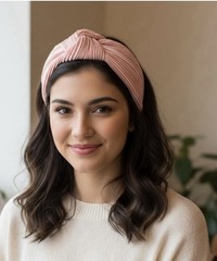 Anthropologie Twist Knot Headband Vintage Rose Pink One Size Hair Accessory, NWT