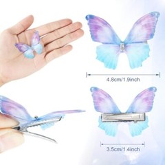 20Pcs Small Butterfly Clips Hair Clips for Teens Women Novelty Style