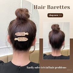 No Crease Hair Clips Creaseless Hair Clips Makeup Clips No Bend 12P-White Gold
