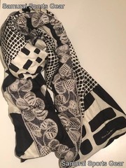 Pierre Louis Mascia Large Scarf, Luxurious Silk Cotton Blend, Crafted in Italy