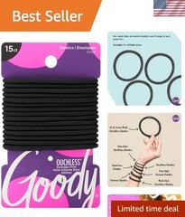 Ouchless Hair Elastics – No Pull, No Breakage, Tangle-Free Hold for Thick, Curly