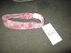 Girls ATHLETA GIRL ALL AROUND STRETCH One size Fits All HEADBAND NWT