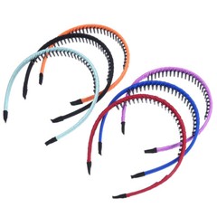 6PCS Stylish Teeth Comb Headbands for Girls Headband With Combs for Women