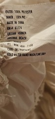 Lilian Vernon Shower Bonnet Cap Vintage Color Cream One Size Fits All pre own