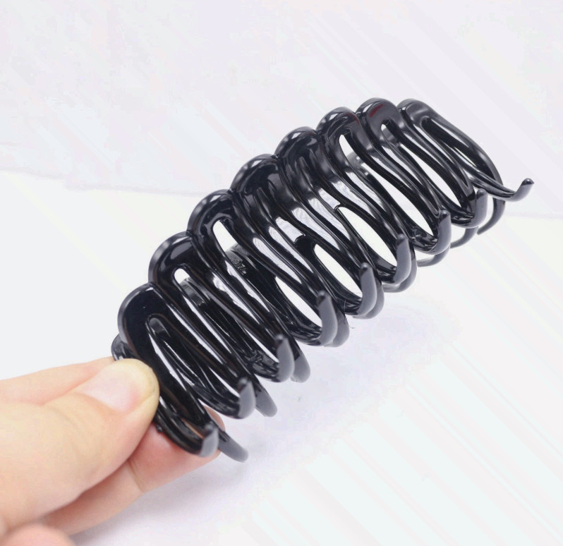 4 pcs Fashion Plastic Non slip Strong Hair Claw Clips 5″ Curly Stylish Big Larg