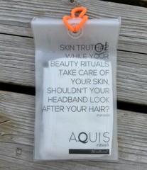 Aquis Rituals Adjustable Spa Headband for Beauty and Skincare Routines Absorbent
