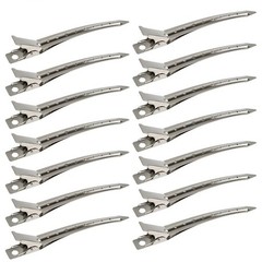 Bantoye 24 Pack Duck Bill Hair Clips 3.5 Inch Rustproof Metal Alligator Clips