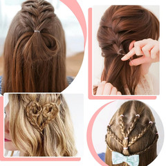 1500 Pack Clear Mini Elastic Hair Bands 18mm Rubber Ponytail Hair Ties