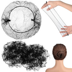 Hair Nets for Women Hair Nets for Food Service Invisible Elastic Edge Mesh 20 In