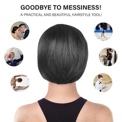 Hair Net, 100 Count, 20 Inch Hair Nets, Invisible Elastic Mesh for Food , Black