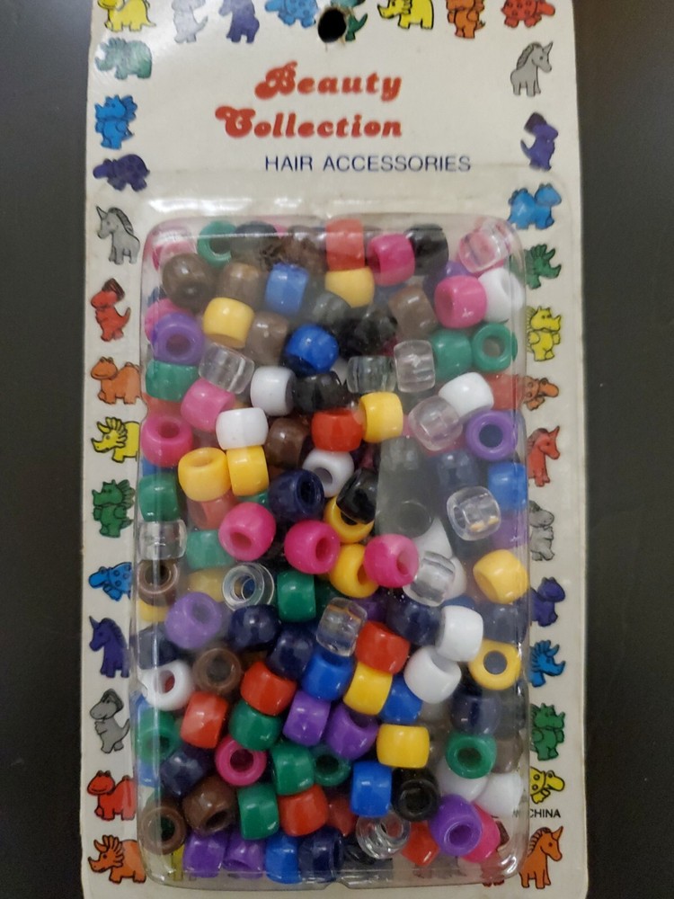 Round Shaped multiple colors craft hair beads