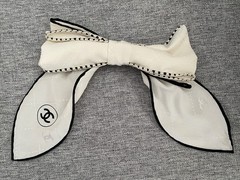 New Chanel 23K Bow Tie Hair Pin Hair Clip Clips Hair Accessory Accessories
