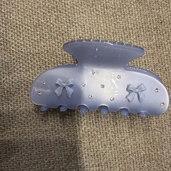 NEW Emi Jay Sweetheart Clip In Blue Ribbon