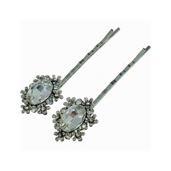 USA MOGHANT Glam Bobby Pin Hair Clip Hairpin Rhinestone Crystal Elegant