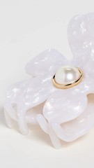 Women’s Lily Claw Clip, Mother of Pearl, White, One Size