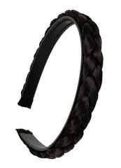 Hair Headband Braided Plaited Headband Synthetic Hairband for Women Girls