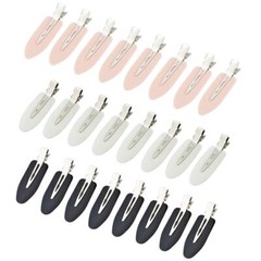 24 Pcs No Bend Hair Clips No Crease Hair Styling Clips Curl Pin Clips for Women