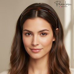 Parcelona Headband – Cellulose Acetate with Non-Slip Teeth for All Hair Types