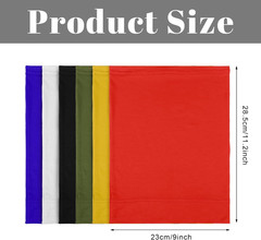 6 Pieces Dreadlock Bands Sleep Shower Cap for Men Unisex Spandex Long Head Tube