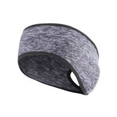 1/2 Winter Ear Warmer with Ponytail Fleece Ear Warmer Headband for Women Running