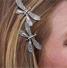 Dragonfly Hair Clip,Antique Headwear Wedding Retro Styling Hair Clip,Bridal H…