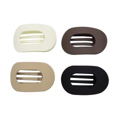 4 Pcs Flat Hair Claw Clips for Women French Clip for Women Thin and Thick Hair