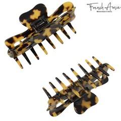 French Amie Large Butterfly 3.5″ Handmade Celluloid Acetate Hair Claw for Women