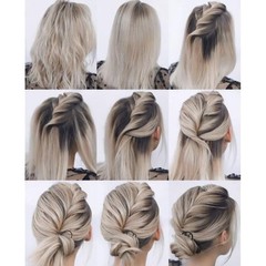 7 Pcs Metal Hair Side Combs Hair Fork Clip Teeth Hair Pin Stick for Updo Bun, U