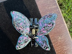 New Gorgeous Butterfly Hair Clip Painted Hand made Hair Accessories US Seller