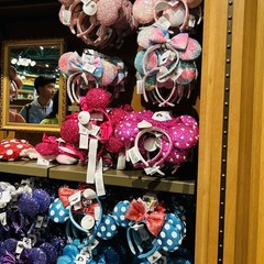 2026 Loungefly Disney.Parks Rapunzel Magical Minnie Mouse Ears Sequins Headband