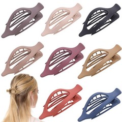 8 Pack Flat Hair Clips for Women,Matte 1 Count (Pack of 8), Assorted Colors