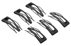 Revlon Double Grip Hair Clips 6 Count Non-Slip Strong Hold Styling Accessories