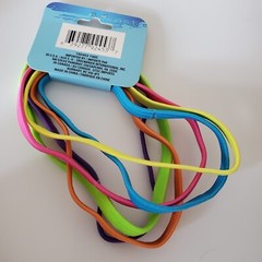 Basic Solutions Solid Stripe Bright Colorful Elastic Headband Salon Quality 3