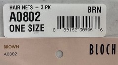 Bloch Unisex-Adult’s Hair Nets 4 Pack (3 Nets Per Bag) 12 Total Hair Nets