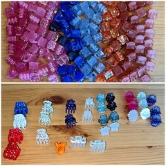 Vintage Y2K Butterfly Claw Clip Style Mini Hair Flower Heart Color Festival