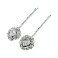 USA MOGHANT Glam Bobby Pin Hair Clip Hairpin Rhinestone Crystal Elegant RH-3